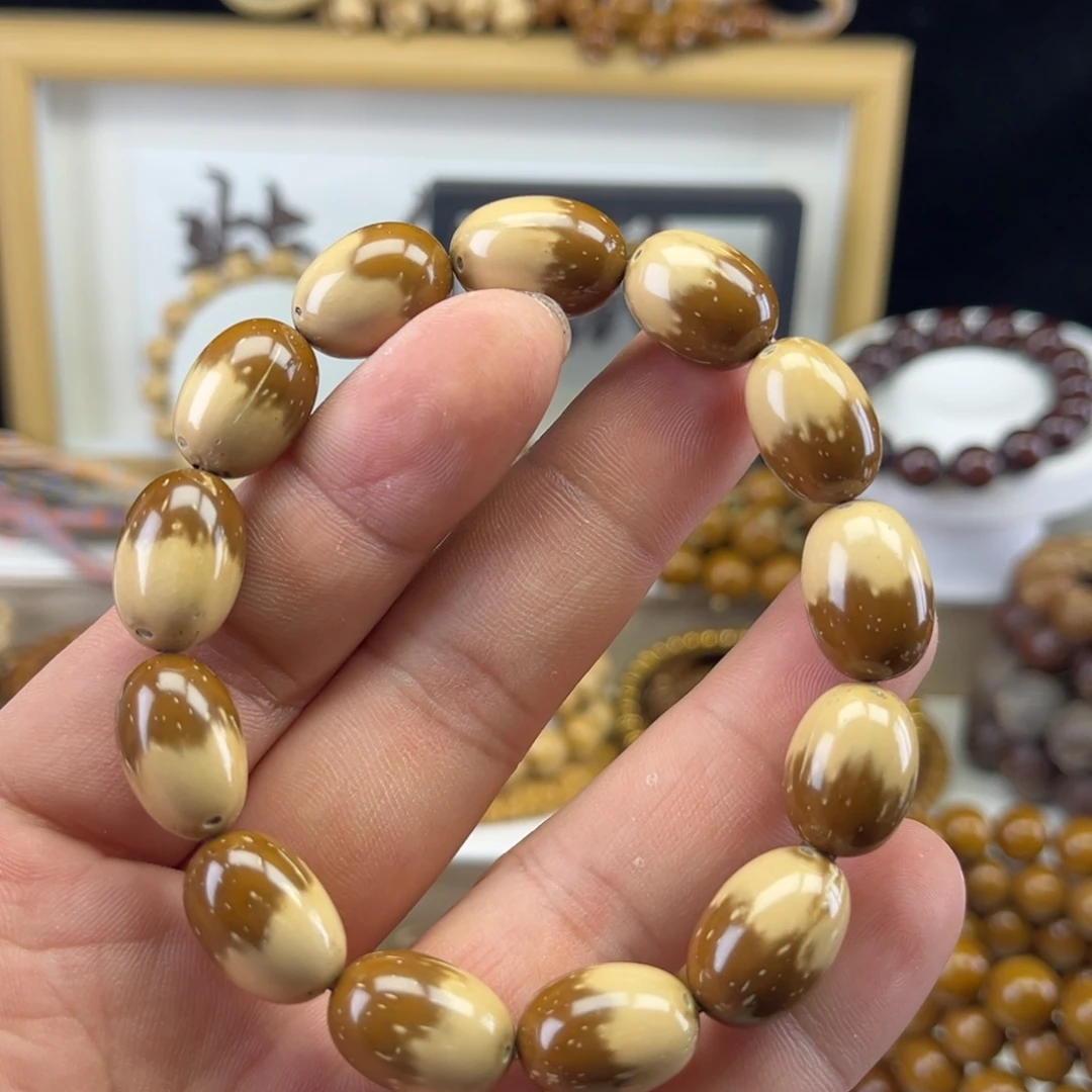 蓝***猫紫金鼠手串紫金鼠半山半水枣珠