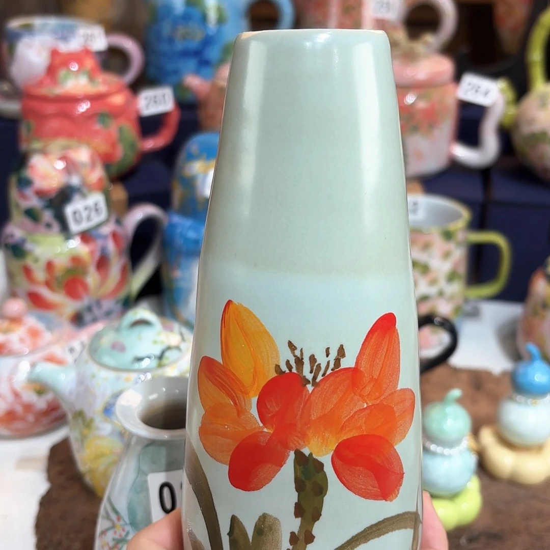 景德镇手绘高温釉下彩陶瓷茶具