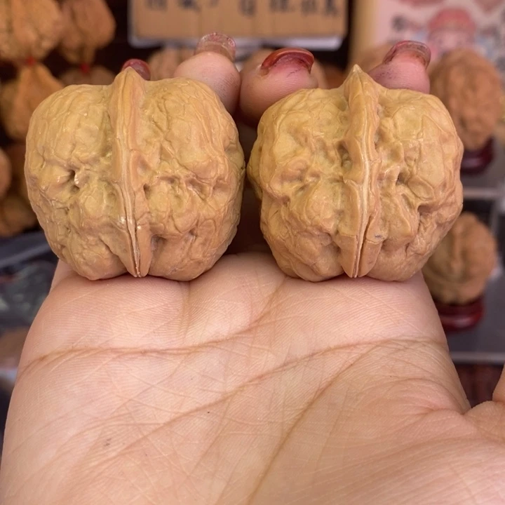 吊坠文玩核桃43金蟾疙瘩包练手不退不换