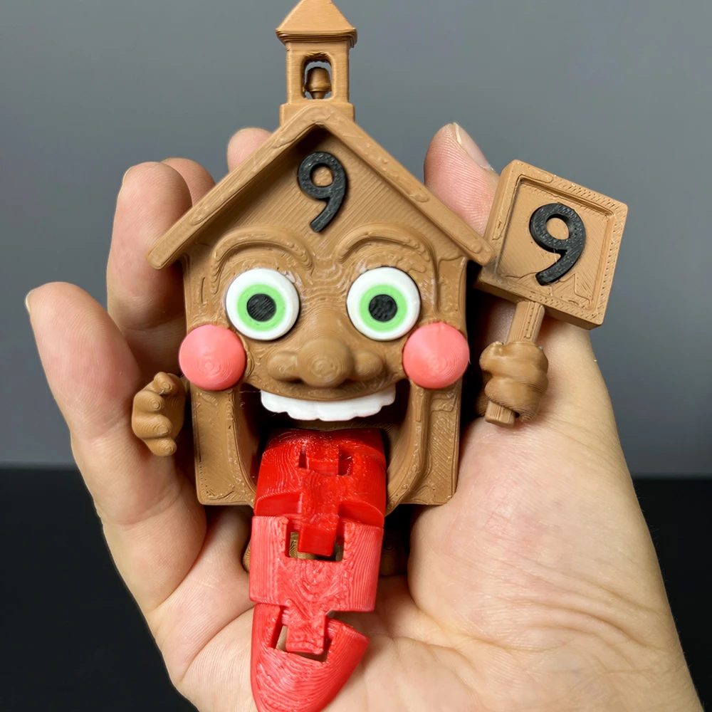 外国山海经3D打印9号公馆房子模型手办沙发人椅子人摆件儿童玩具