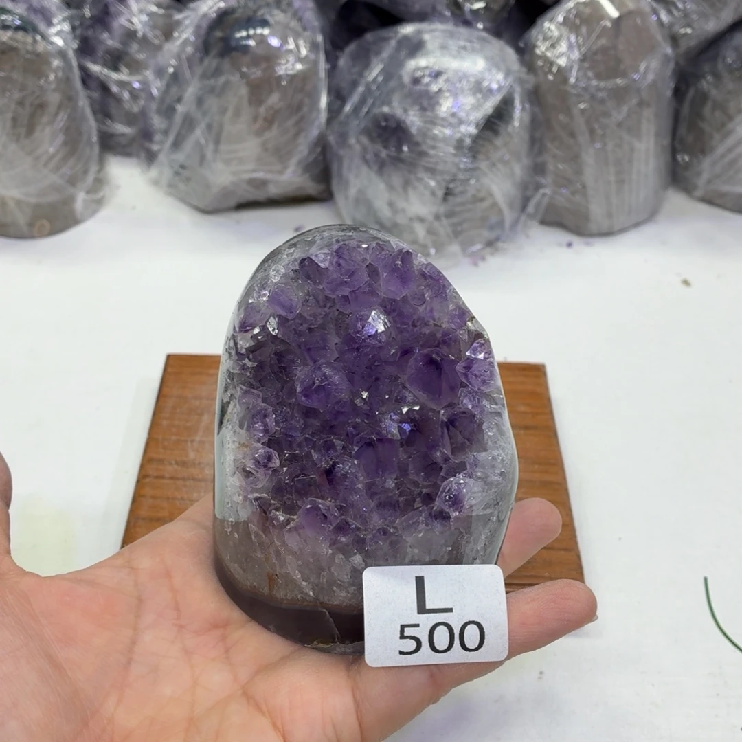 未镶嵌摆件水晶天然紫水晶