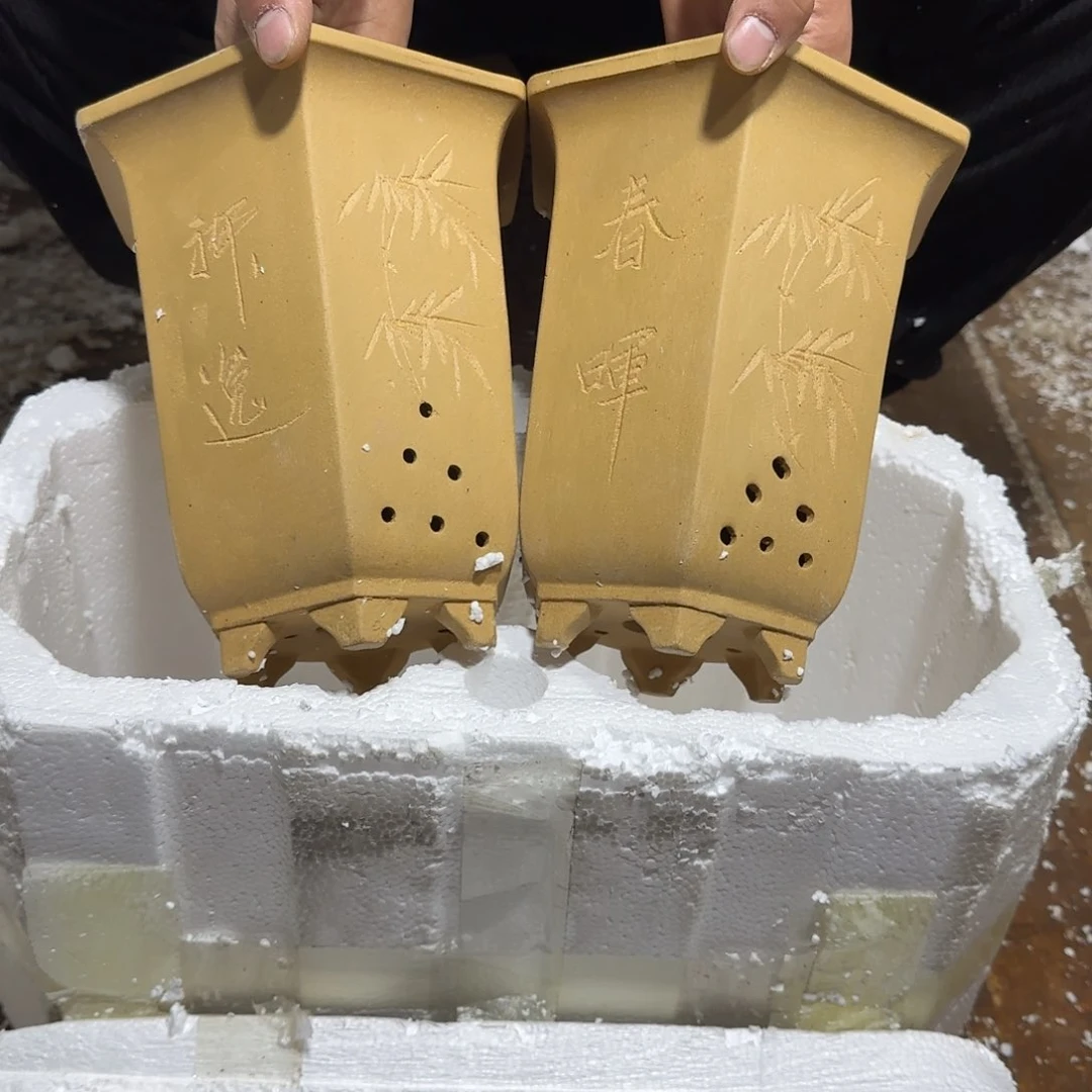 紫砂花盆口径16.22口径