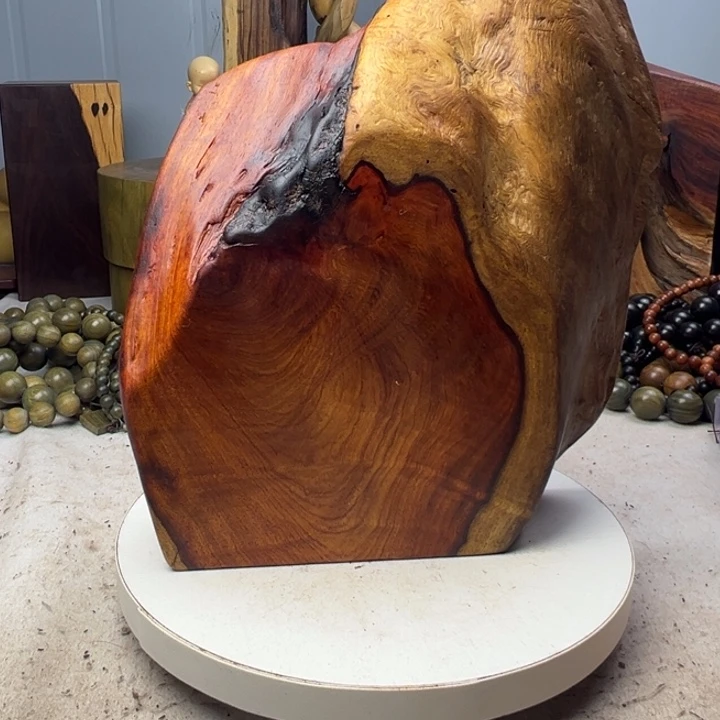 墨***斯木缅甸花梨大果紫檀底座