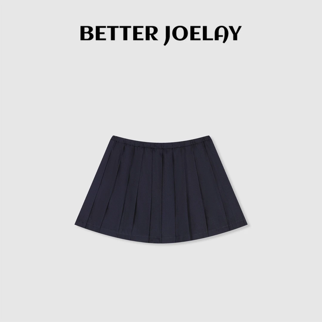 BETTERJOELAY-【芭比衣柜】时尚短裙百搭半身裙纯欲简约风WL1155