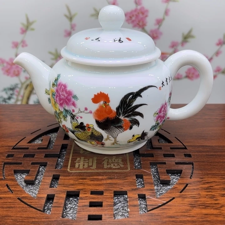 大吉大利公鸡茶壶