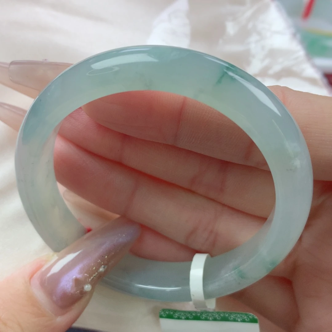 未镶嵌手镯翡翠缅甸天然翡翠A货54.8贵妃