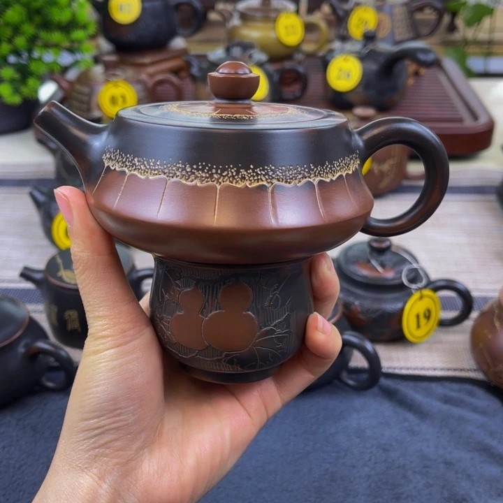 壶夜***炎坭兴陶原矿坭料制作