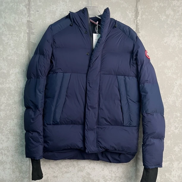 未使用 CANADA GOOSE M/Canada Goose连帽袖标羽绒服/15350/JP