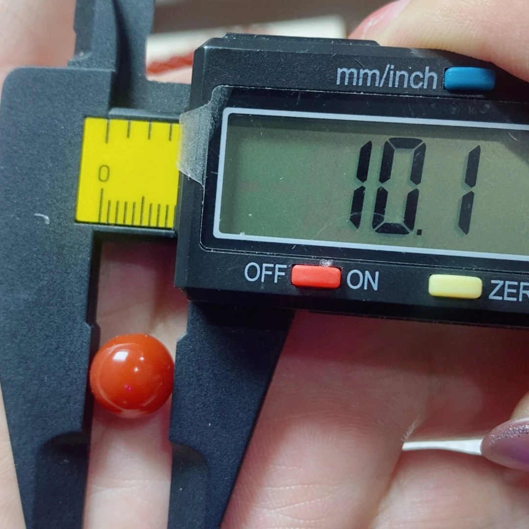 南红玛瑙单珠未镶嵌卡10