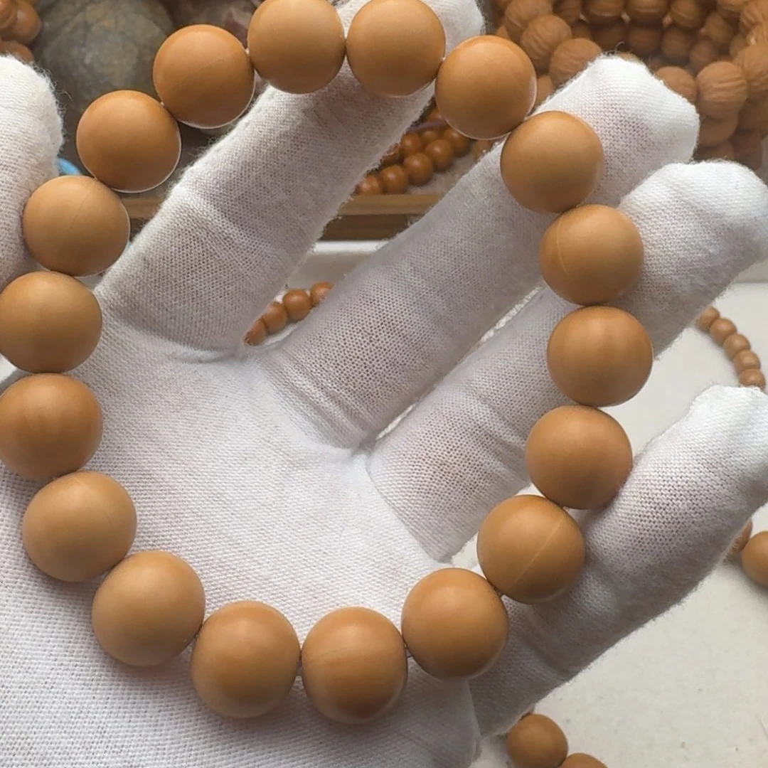 猴头核桃手串正圆哑光光珠手串