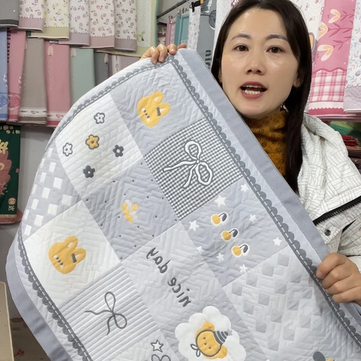 棉特价灰色百福图