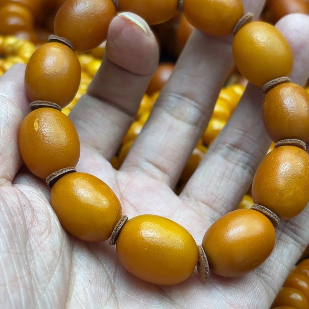 琥珀手链未镶嵌蜜蜡