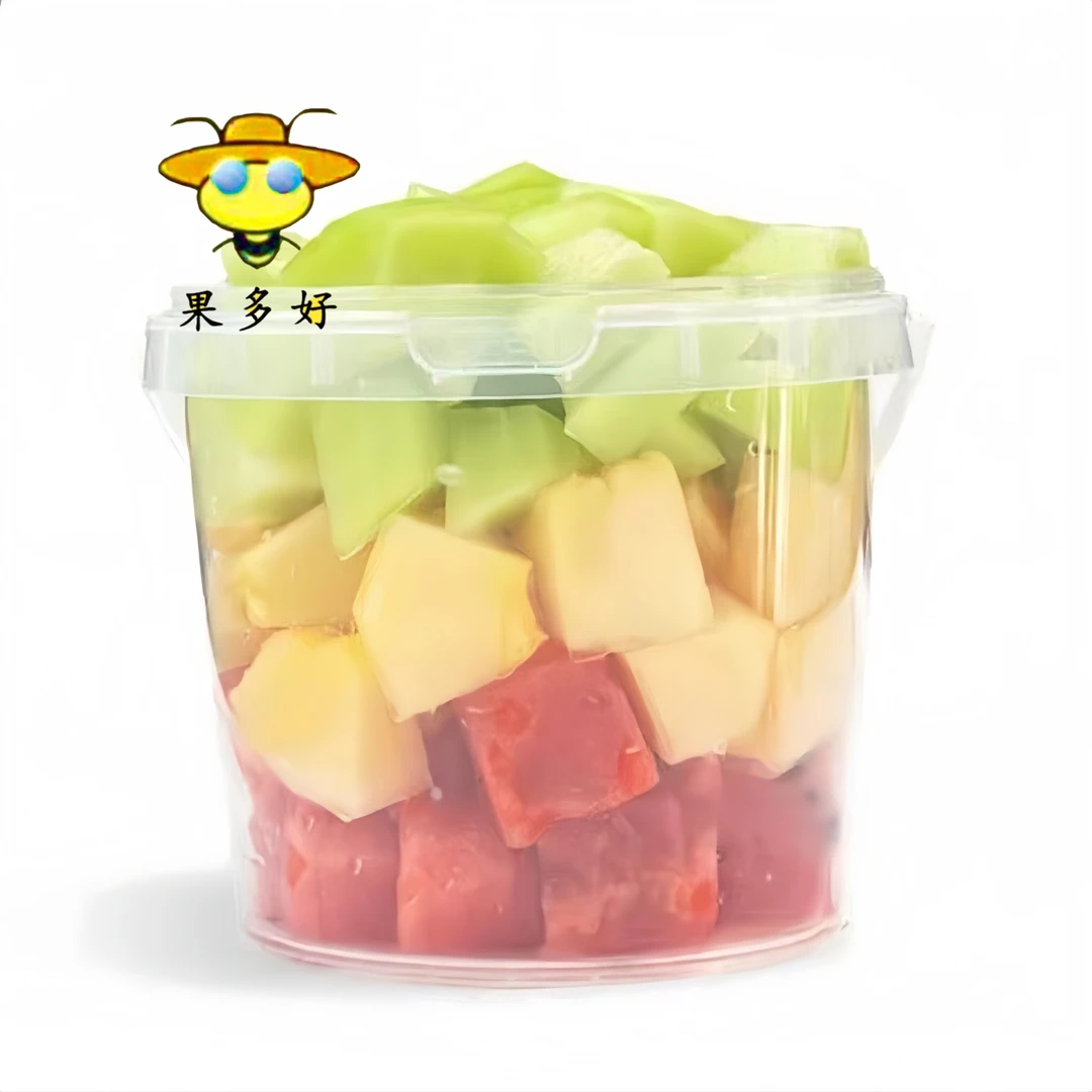 果切【开盖即食】当日新鲜水果 西瓜+哈密瓜+甜瓜 ±350g/桶