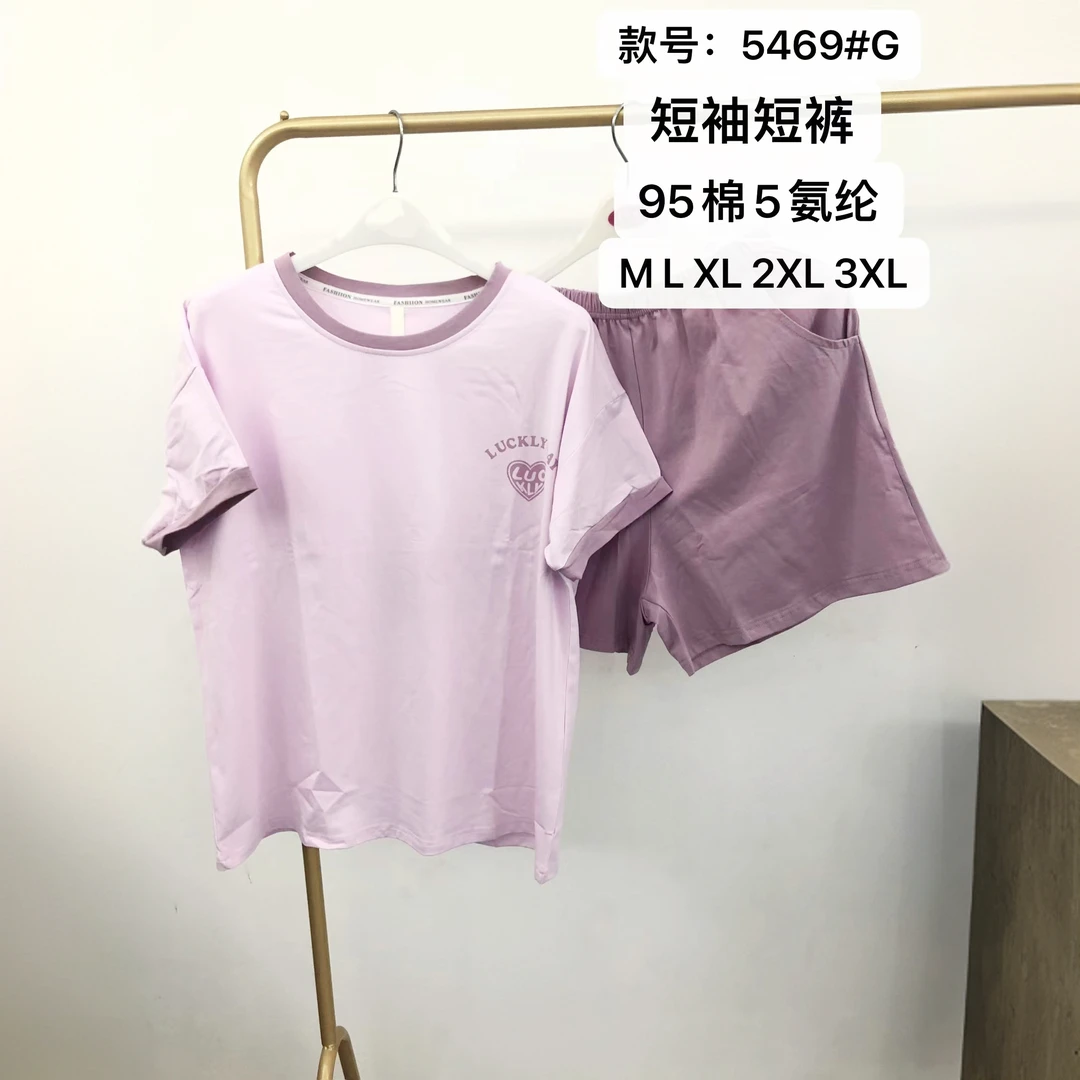 夏季女士爽棉休闲风家居服