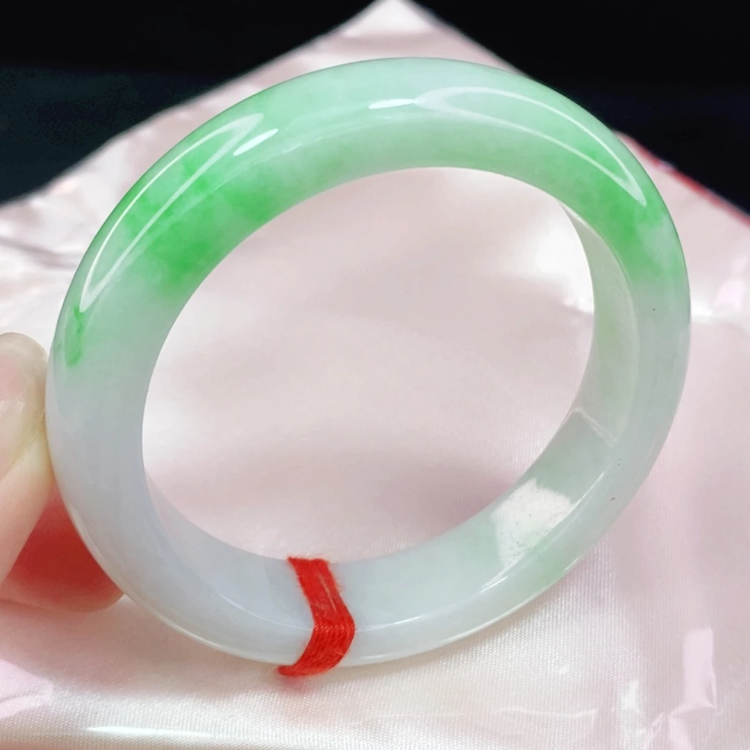 未镶嵌手镯翡翠51.8正圈