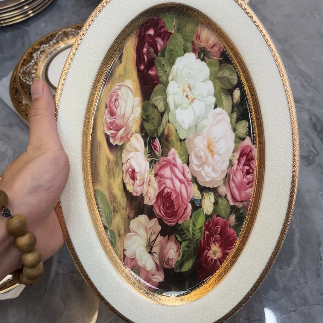 【闪购商品】瓷片12寸鱼盘一个一单福利价