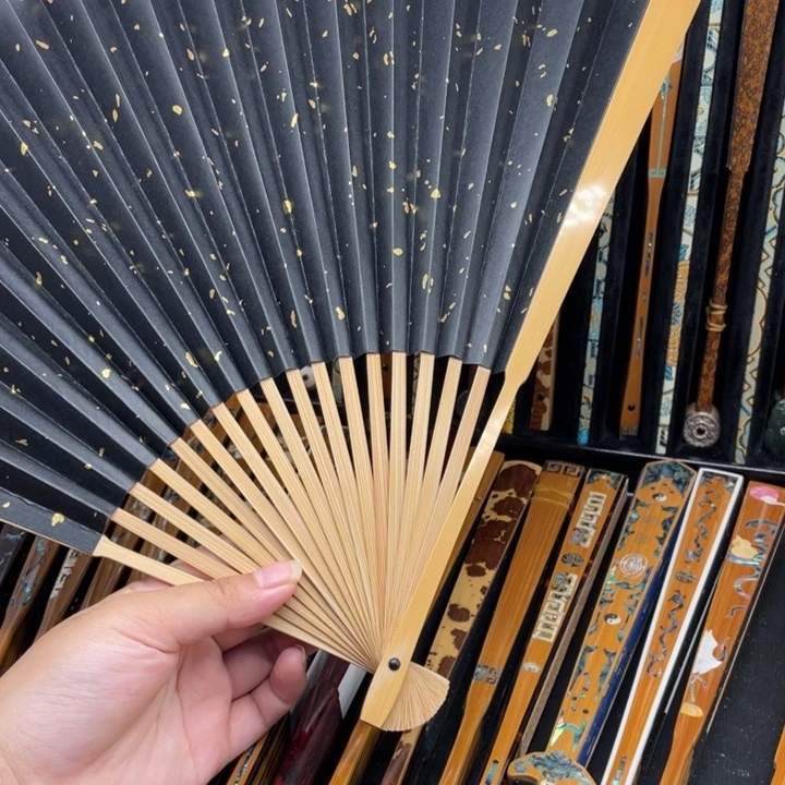 扇子18方玉竹黑塔里木了可口可乐