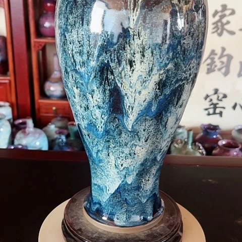 瓷片淡**旦全手工制作工艺制作工艺精美