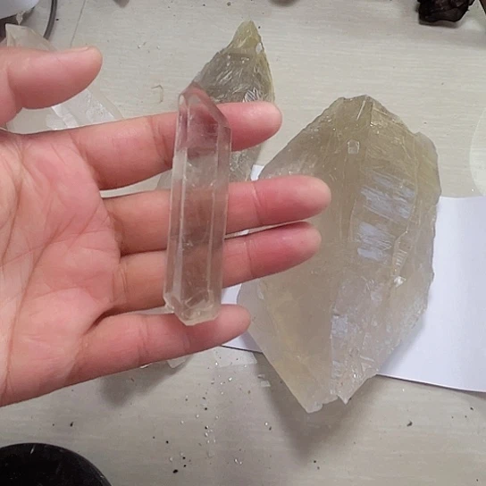 天然水晶原石未镶嵌烟晶隆*对