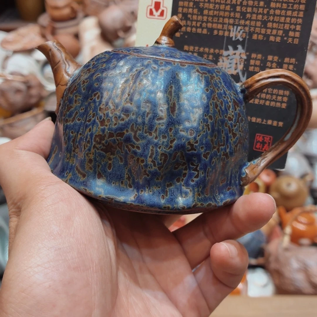 柴烧老岩泥高温茶器皿