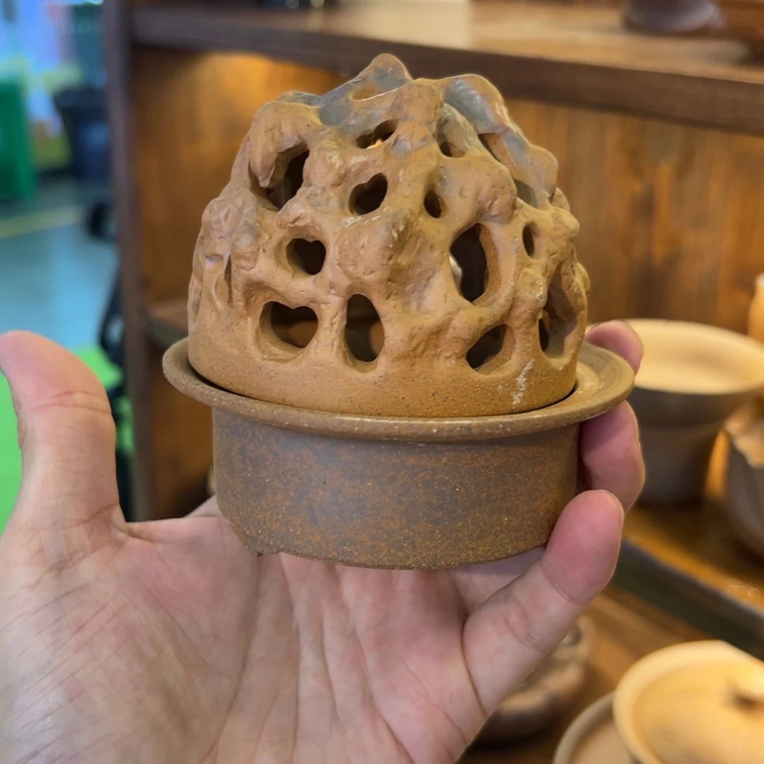 复古风格老陶泥系列茶盘茶具摆件的