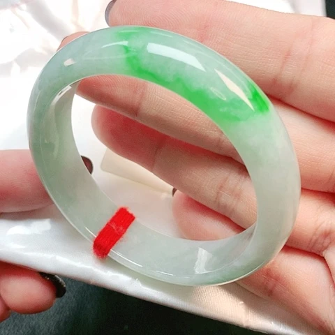 未镶嵌手镯翡翠正圈0014