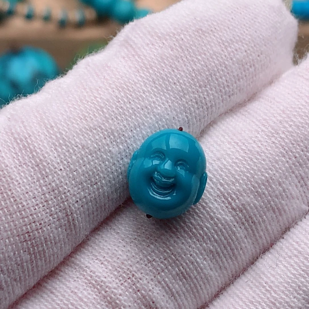 未镶嵌绿松石笑口佛