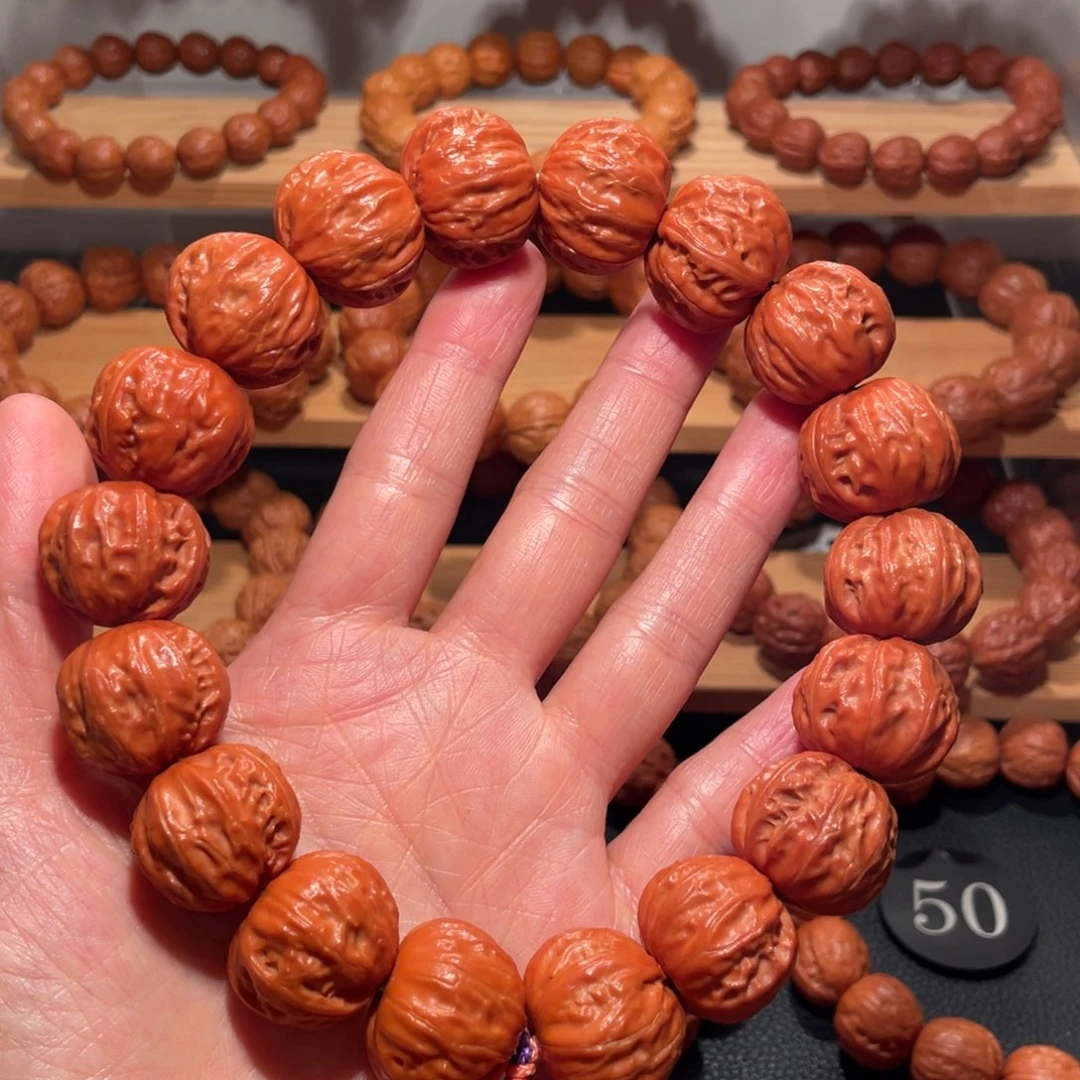 桃核手串矮壮粗筋手持