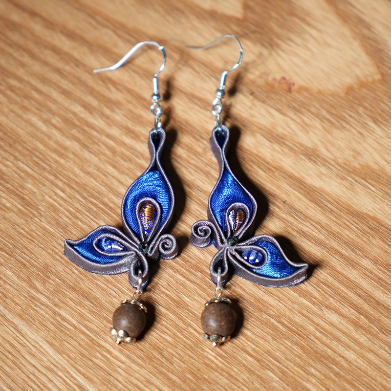 非遗好物非遗 手工耳饰香珠