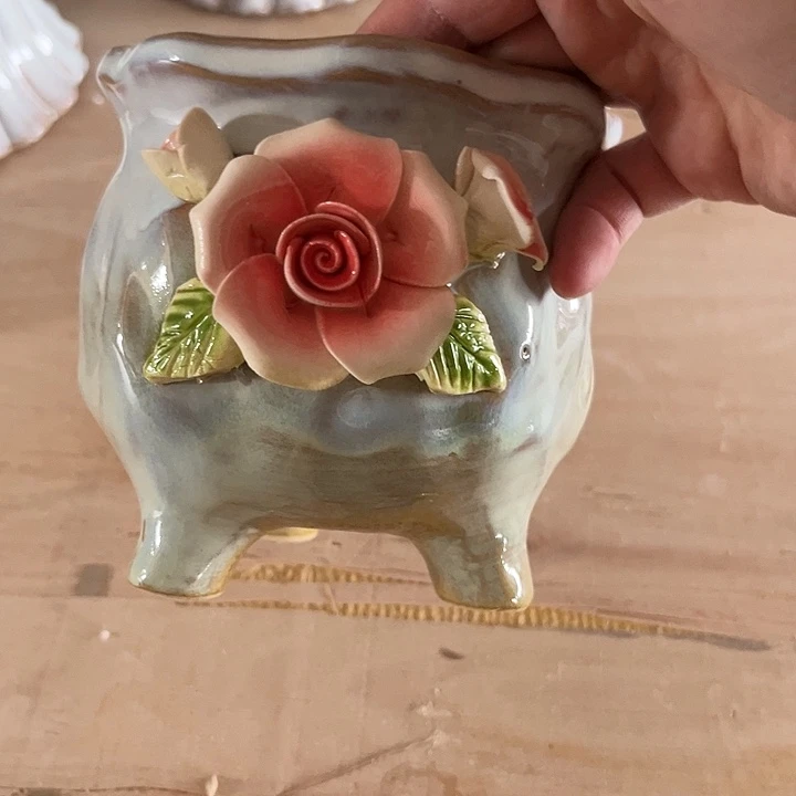粗陶材质多肉花盆