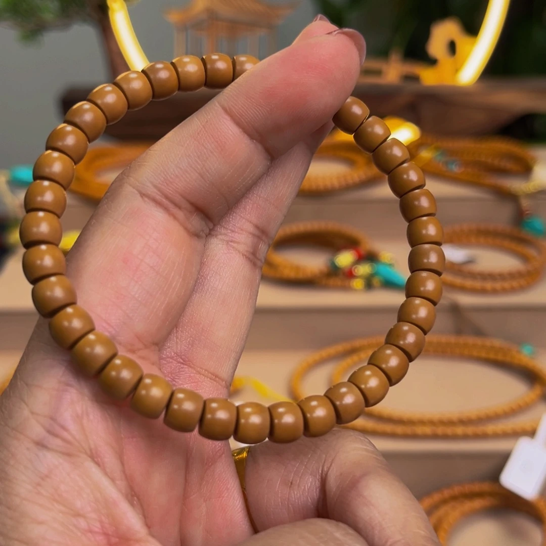 橄榄核手串/手链@@单圈6.6