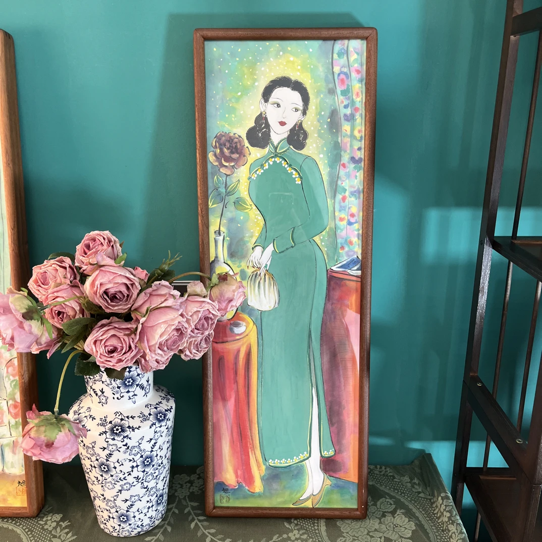 11.仕女主题 23*70cm 仅一幅