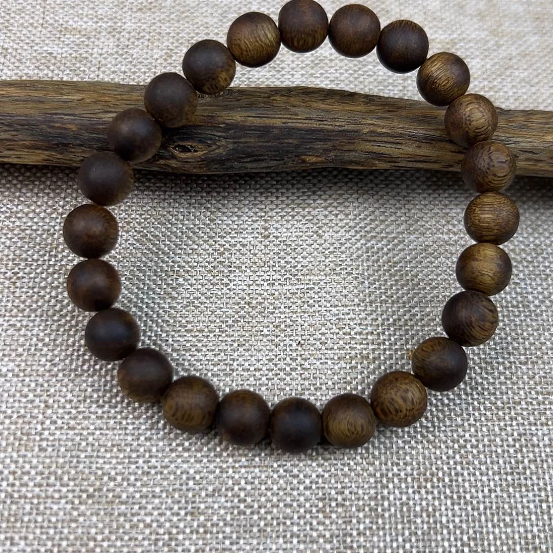 沉香沉香碎屑奇楠沉香圆珠单圈千里香0.8多样性发一