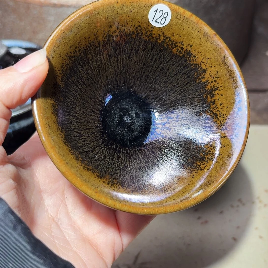 茶盏义兴龙窑柴烧建盏128