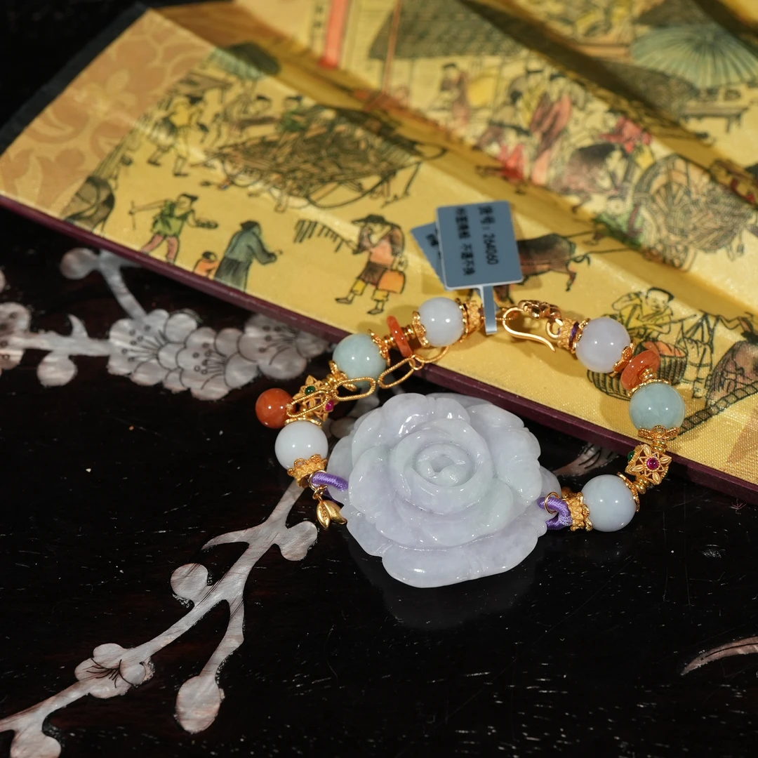 2.13香港王老板-翡翠手链手串kb722