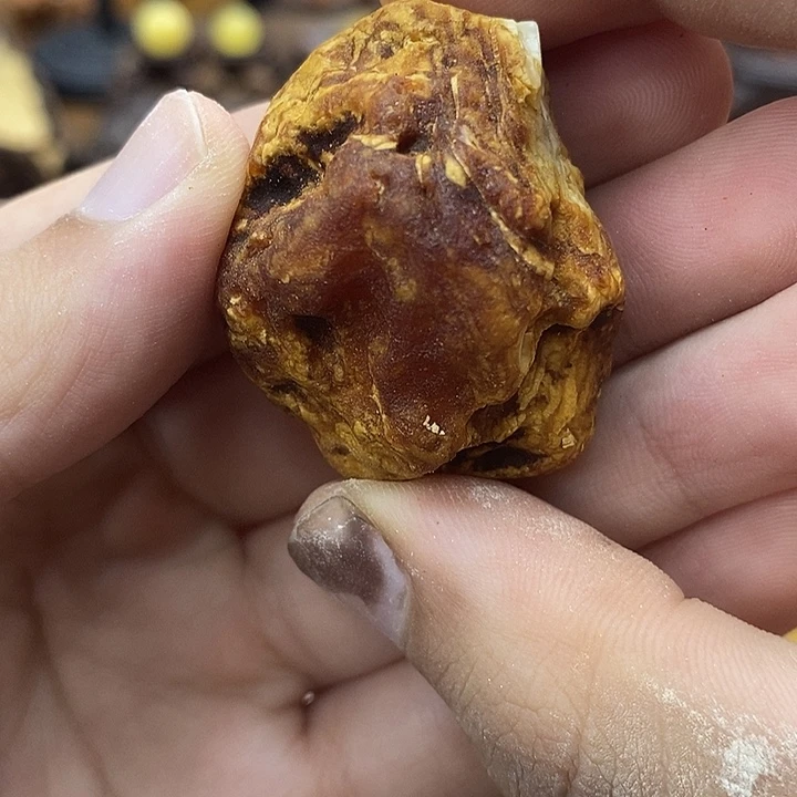 定制琥珀柒*?花蜡随形