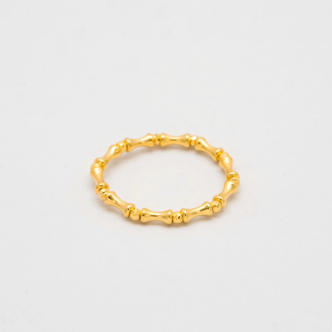 【大明专属】18K金 竹节戒指 E629