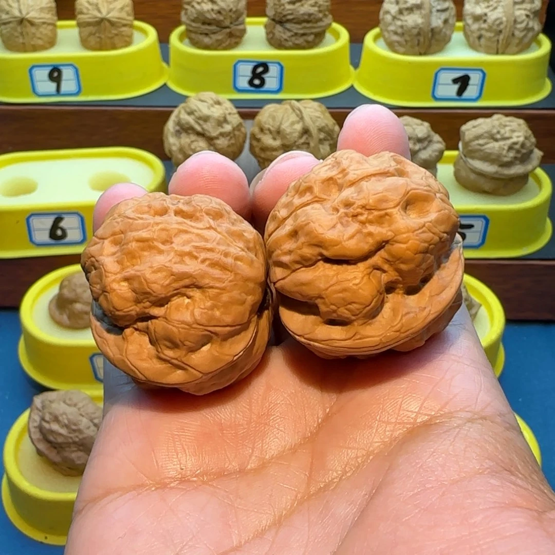 用***5桃核把件蟾祖核桃