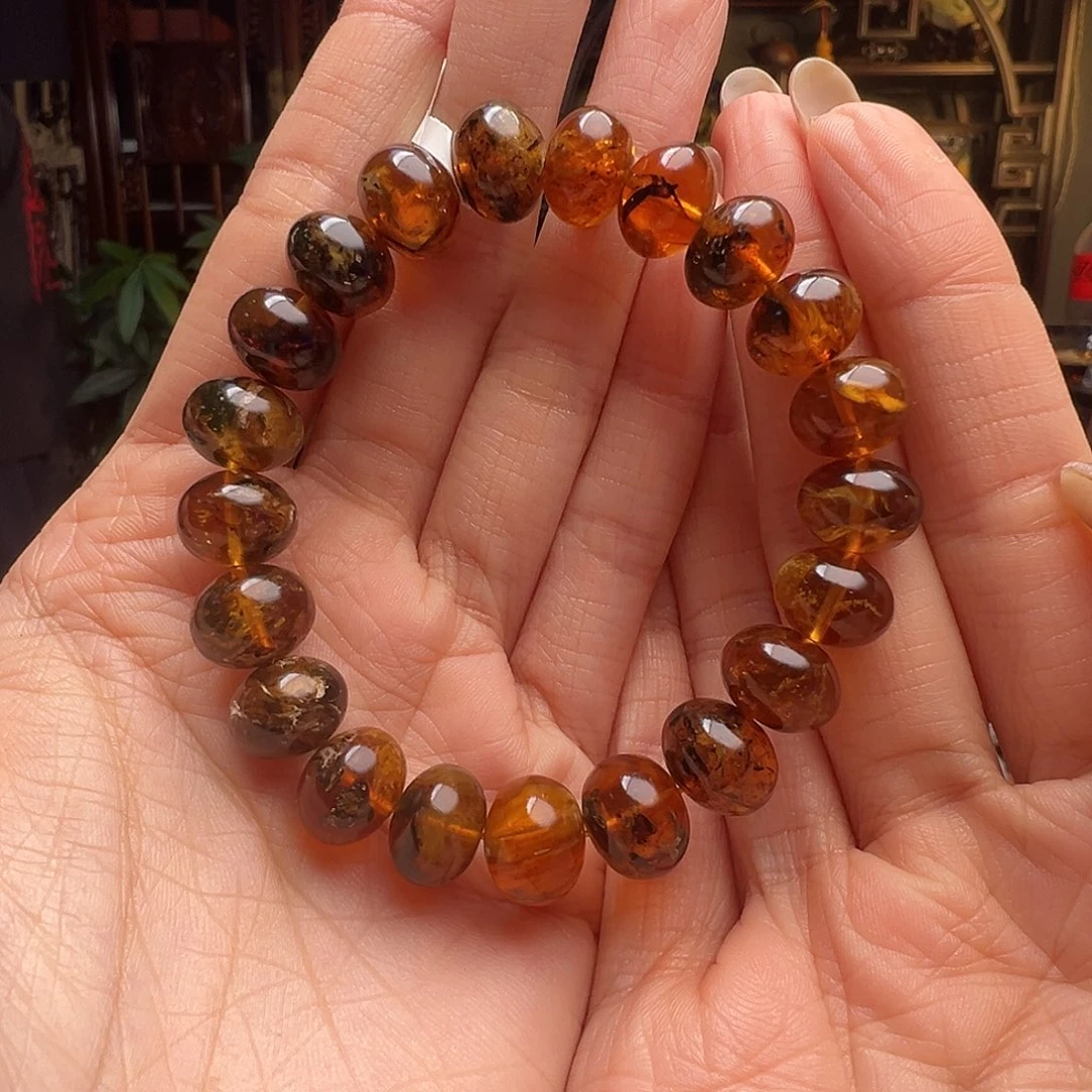 琥珀未镶嵌裸石抚顺琥珀10632十一