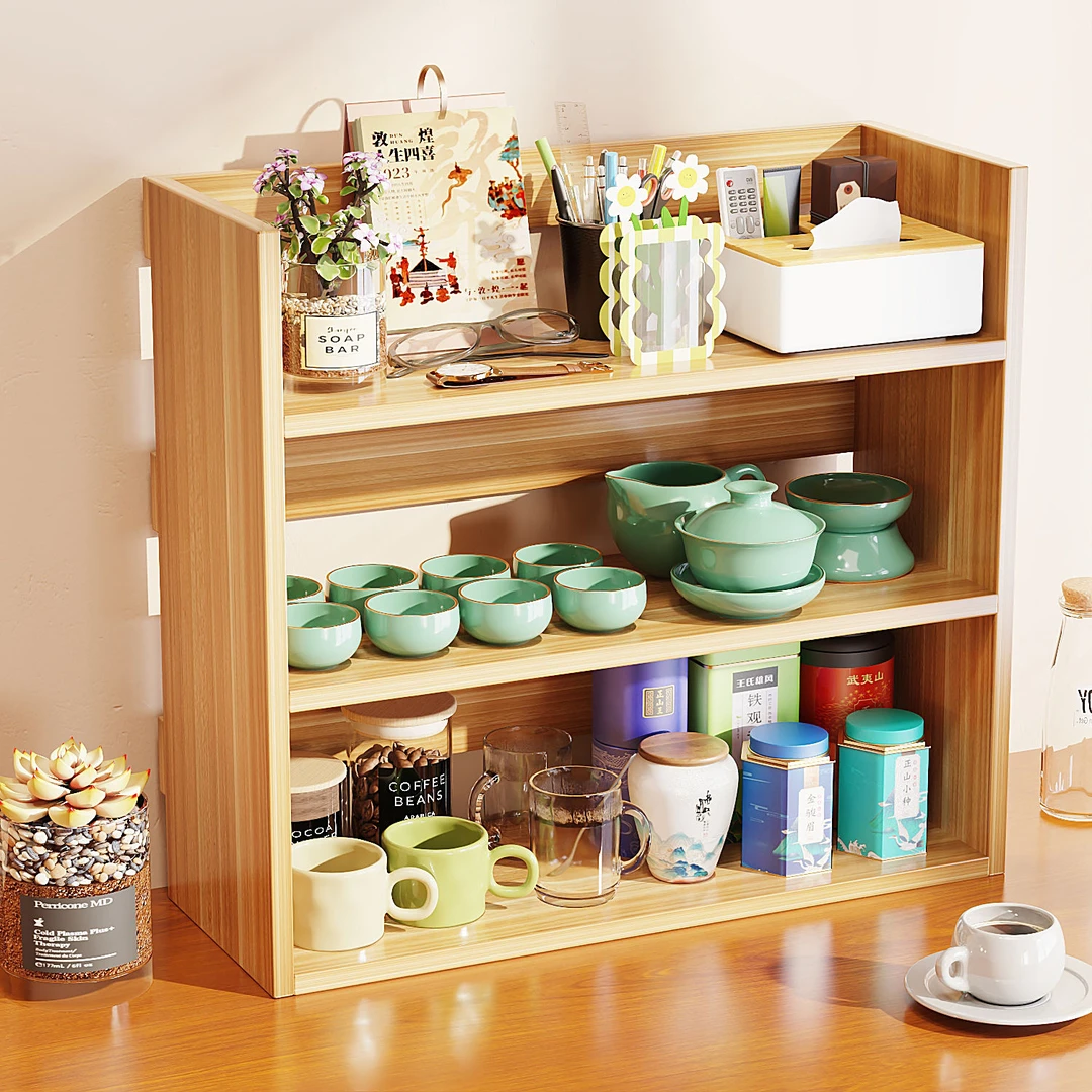 桌面置物架杯子收纳架办公室杯架桌上多层水杯架子餐桌茶杯储物架