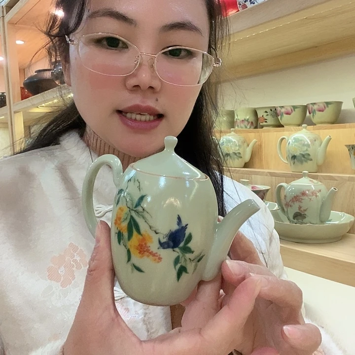 汝窑瓷器陶瓷茶壶