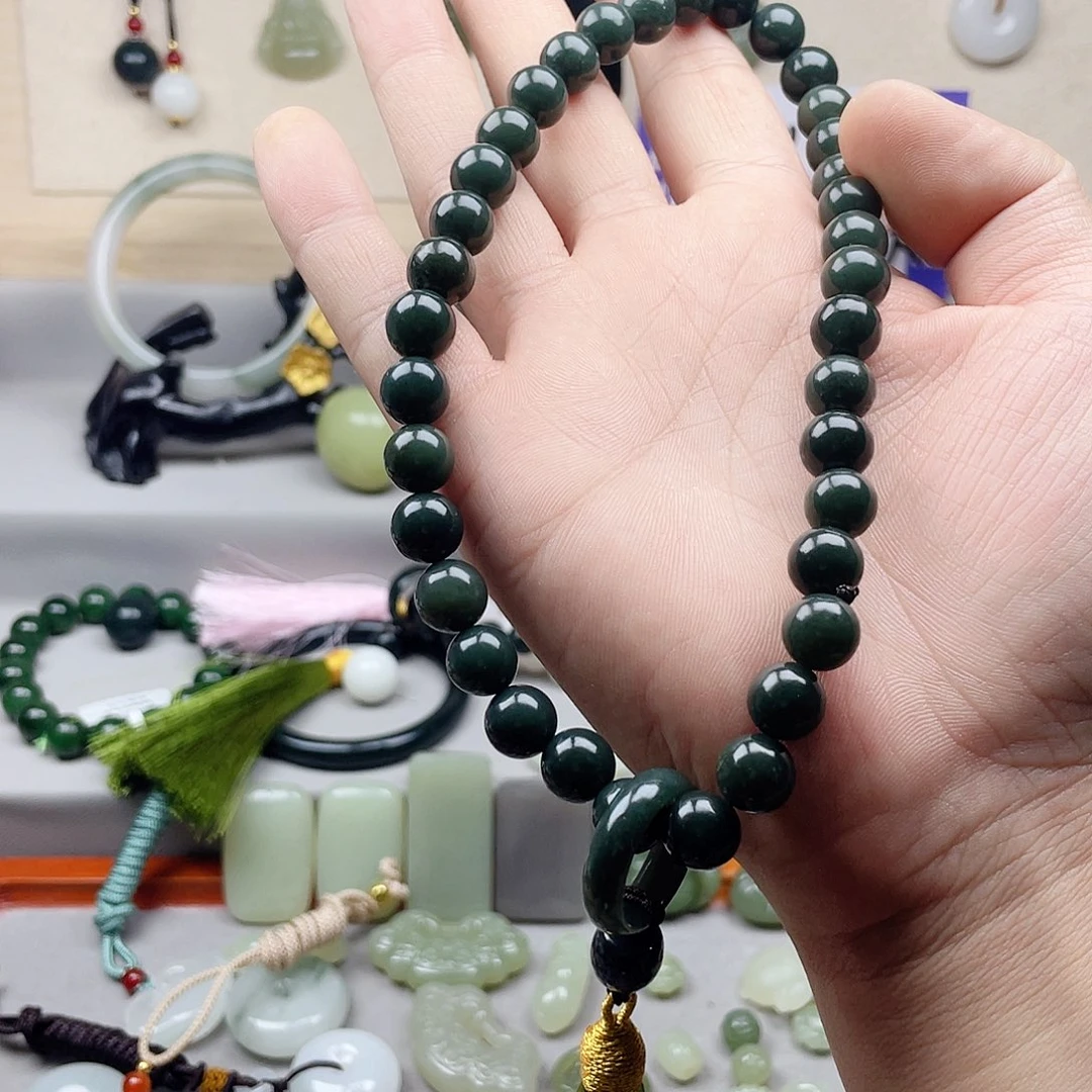 和田玉手链未镶嵌