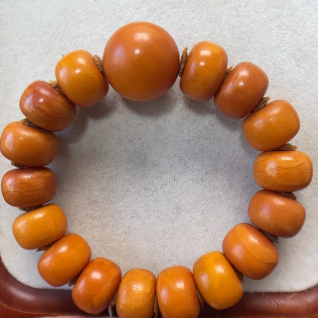 蜜蜡未镶嵌手串蜜蜡