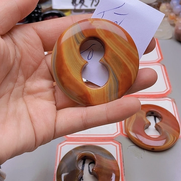 【闪购商品】未镶嵌玛瑙/玉髓珠宝半成品@****
