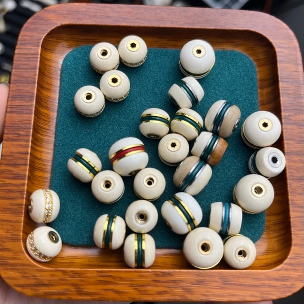 猛犸牙汉堡珠配饰