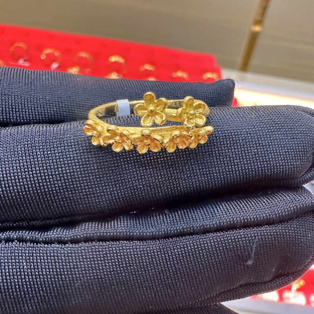 鳳凰金行  足金小碎花 戒指