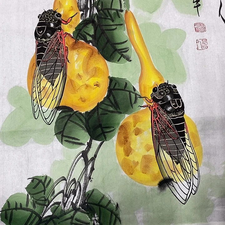 手绘国画作品欣赏9999