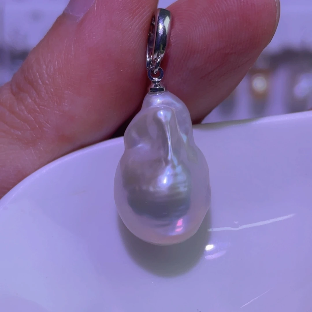 未镶嵌天然淡水珍珠吊坠淡水珍珠