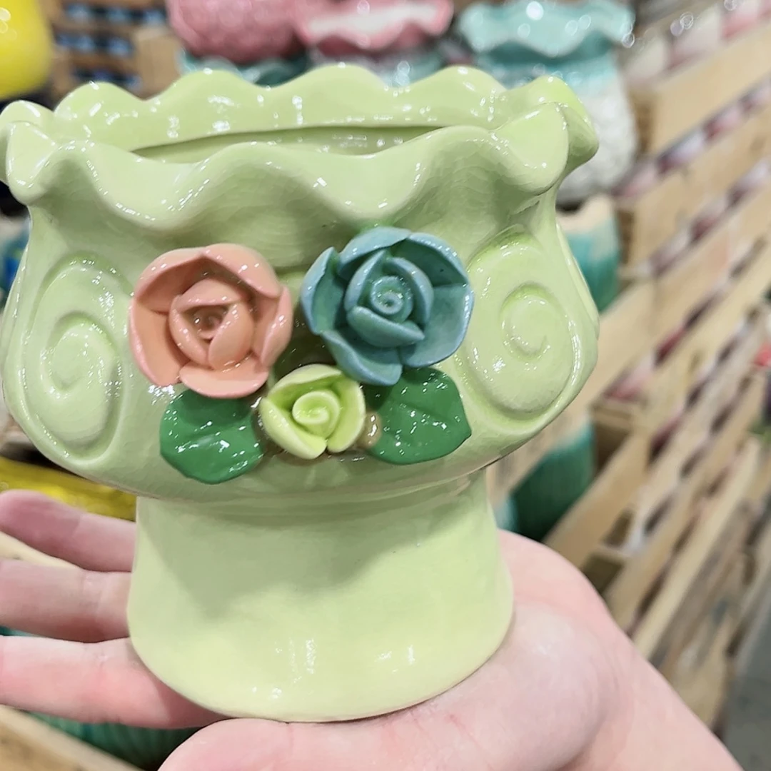 【闪购商品】陶瓷陶瓷多肉植物花盆