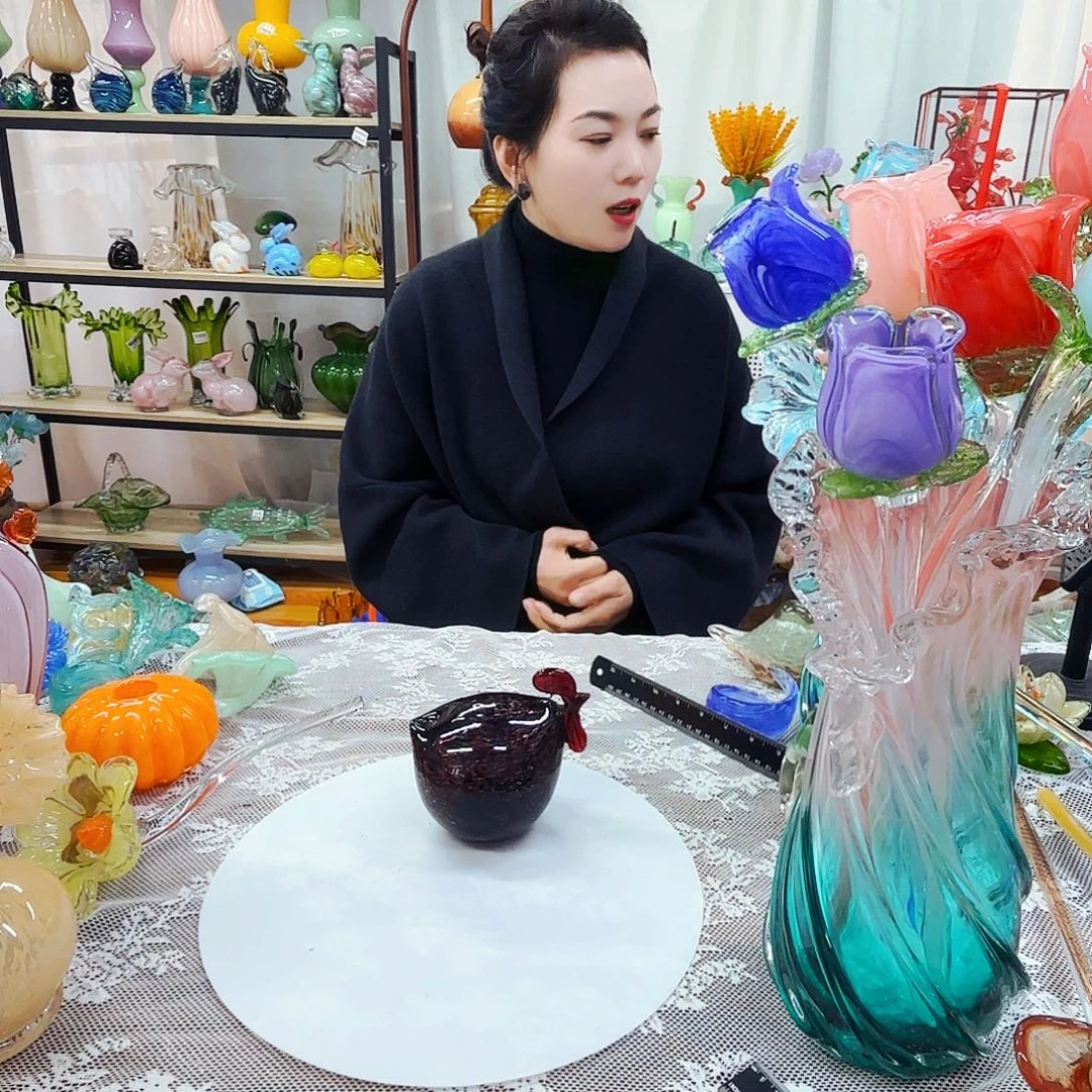 琉璃花瓶花器艺术品